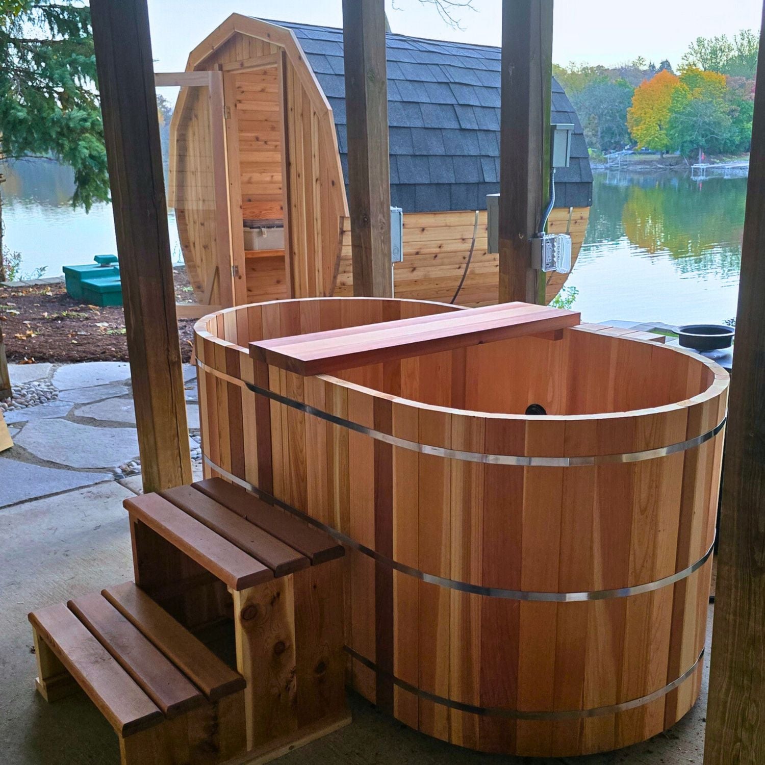 Cedar Barrel Sauna