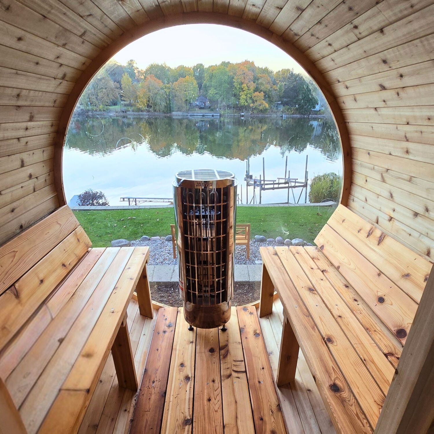 Cedar Barrel Panorama Sauna