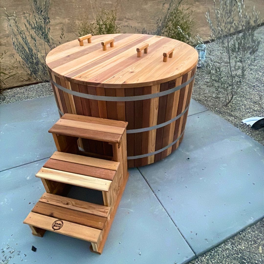 4 Pers Cedar Barrel Hot Tub 5' - RTS