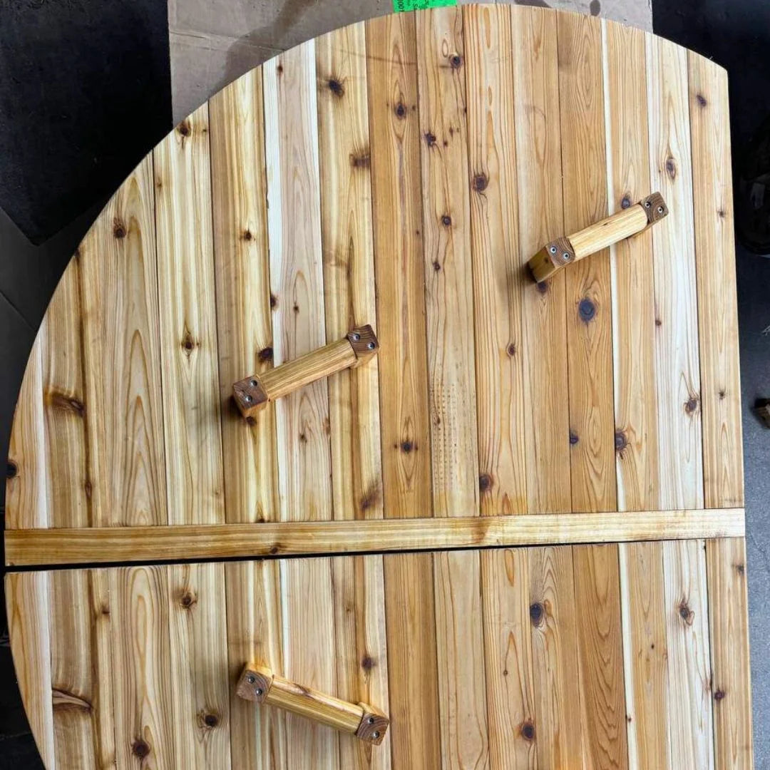 Add Rustic Natural Cedar Lid Cover