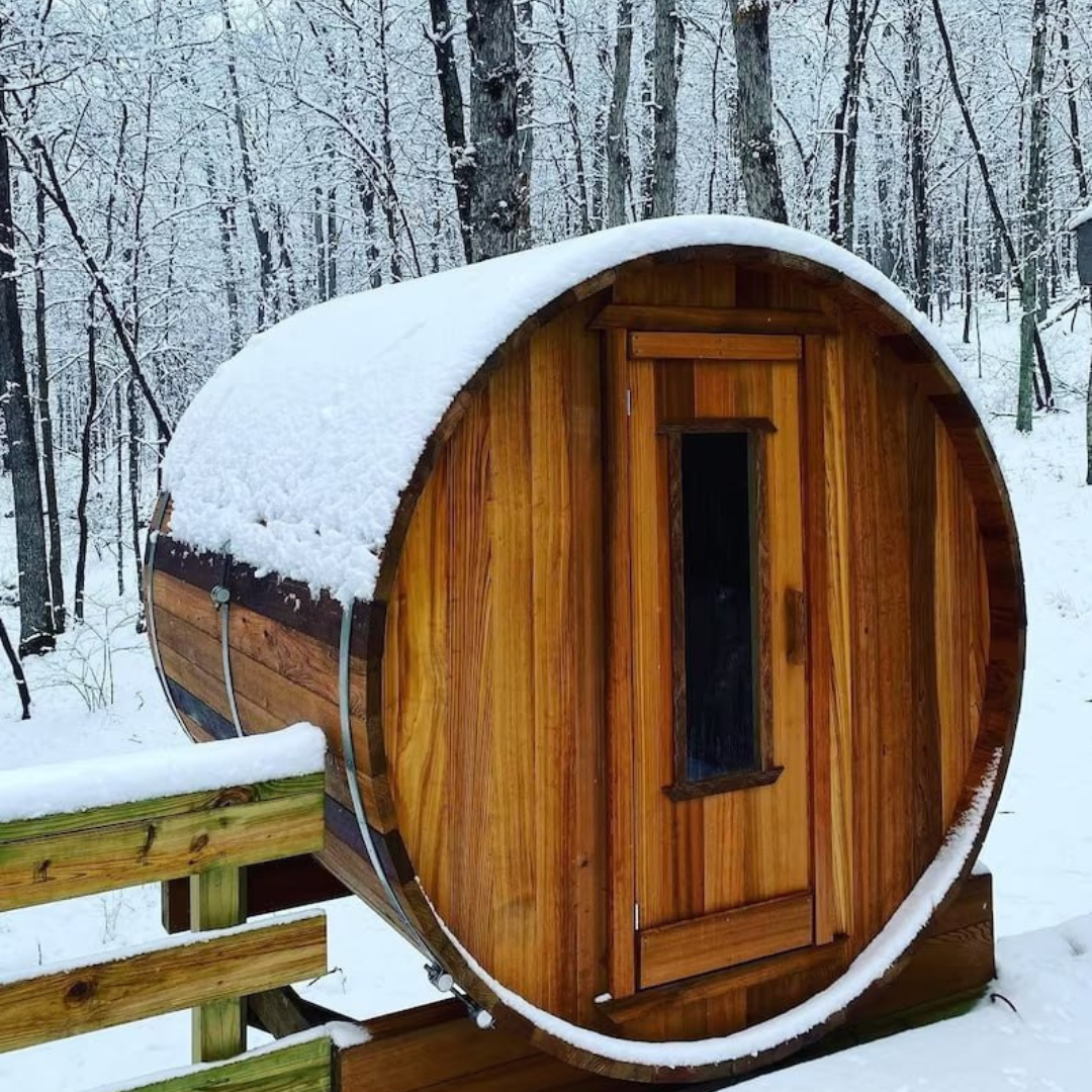 Cedar Barrel Sauna